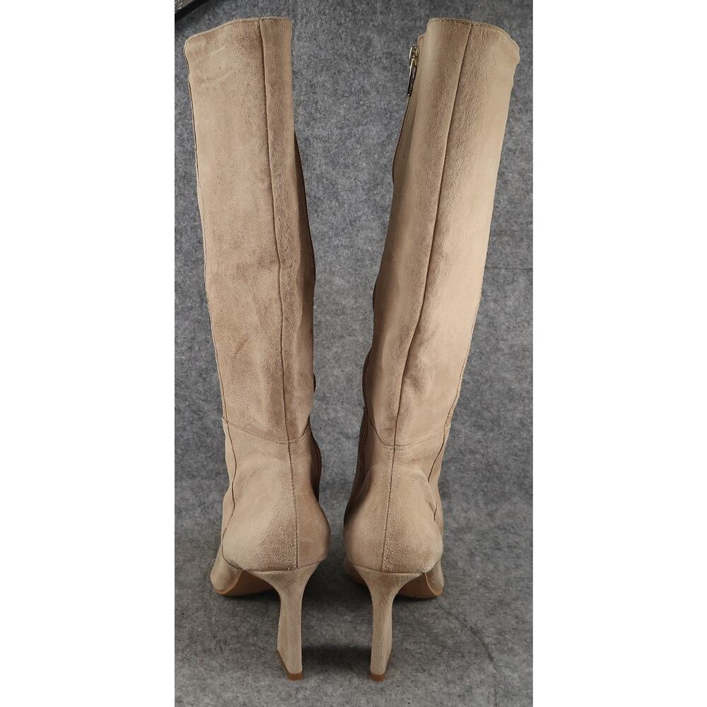 Vince Camuto Shoes Women 8.5 Tressara Boot Knee High Leather Point Toe Zip Tall - Picture 5 of 16